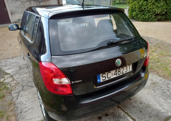 Skoda Fabia cena 13900 przebieg: 97000, rok produkcji 2009 z Częstochowa małe 137